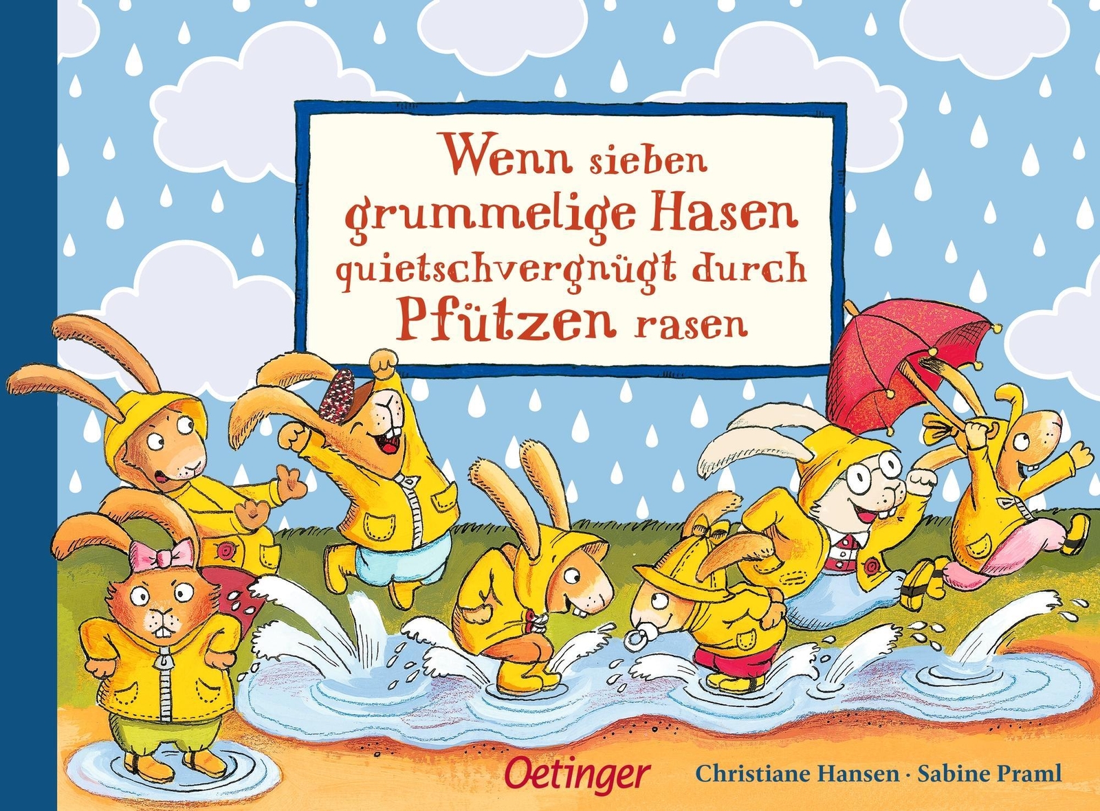 Thumbnail - Wenn Sieben Grummelige Hasen Quietschvergnügt Durch Pfützen Rasen