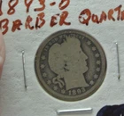 1893 O Barber Quarter - G-