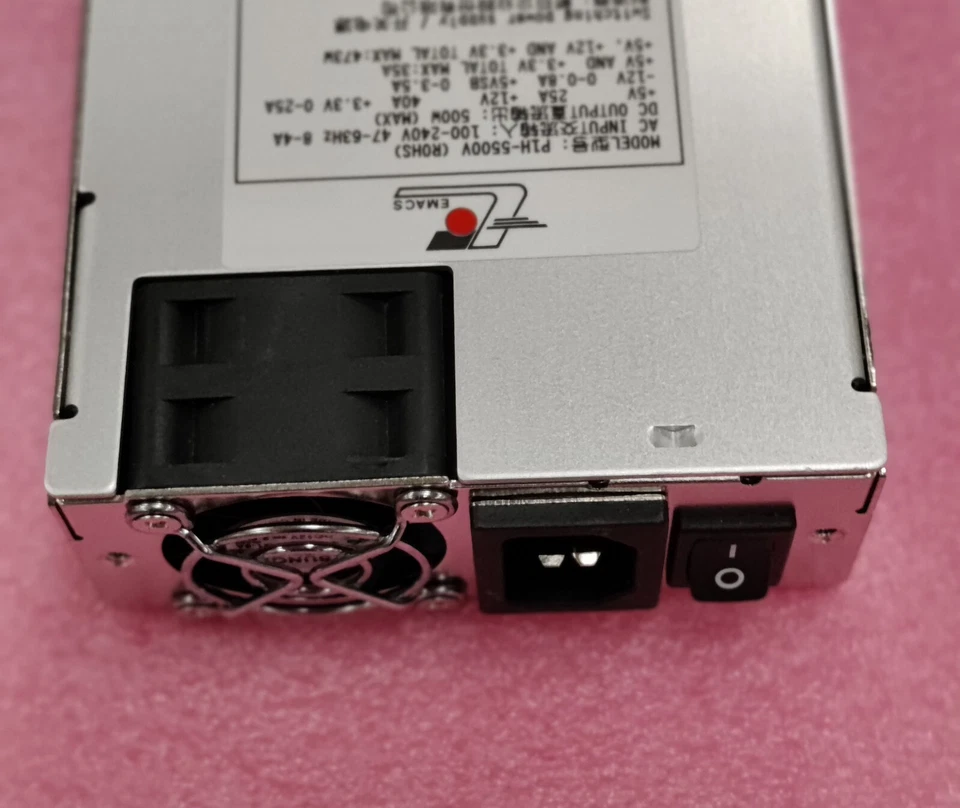 EMACS P1H-5500V 500W Power Supply 20+4 110-240V w/2 SATA power - Image 4 of 4