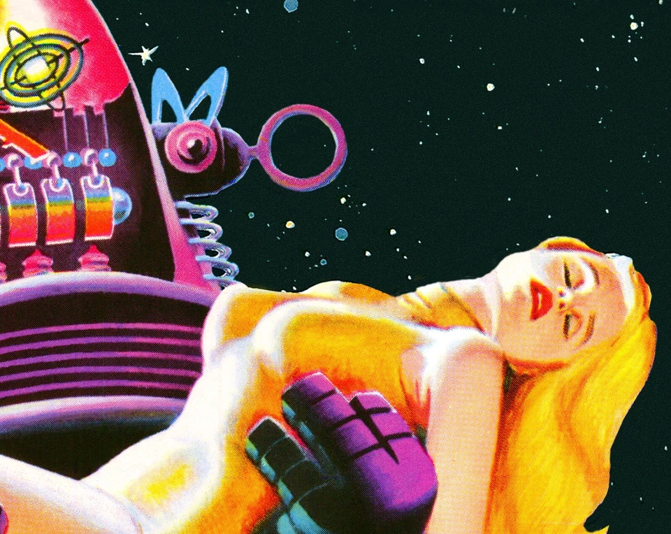 FORBIDDEN PLANET (1956) - 24 folhas outdoor pôster de filme totalmente restaurado! - Imagem 3 de 4