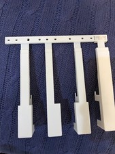 Casio LK-135 LK-230 LK-265 electronic keyboard white key set D-F-A-C keyset