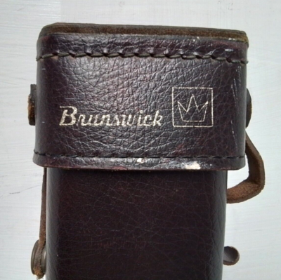 BRUNSWICK ヴィンテージ キュー ケース付き Vintage Brunswick Leather Pool Cue Hard Case | eBay