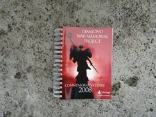 Diamond war memorial project - Commemorative 2008 Diary book - Irish WWI Derry