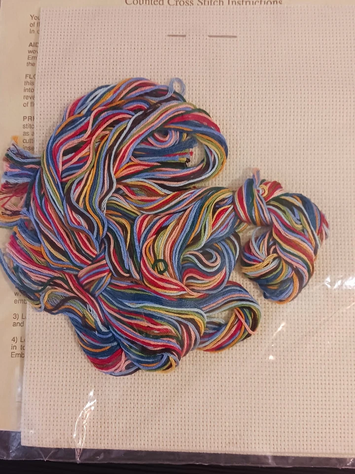 De colección Amish Nuestra Familia Sampler Contado Punto de Cruz Kit Diseño Funciona 11x14 Foto 2 de 4