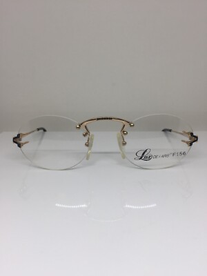 Vintage Lux De Paris Soprani Eyeglass Frame Rimless 