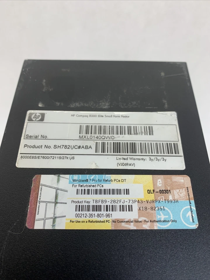 HP Compaq 8000 Elite SFF Intel Core 2 Duo E7600 3.06GHz 4GB RAM No HDD No OS - Image 3 of 4