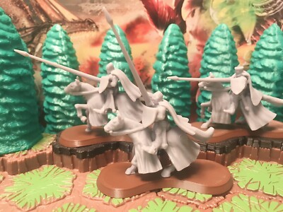 Heroscape- Templar Cavalry - Wave 7: Fields of Valor (3 Piece) [Custom]