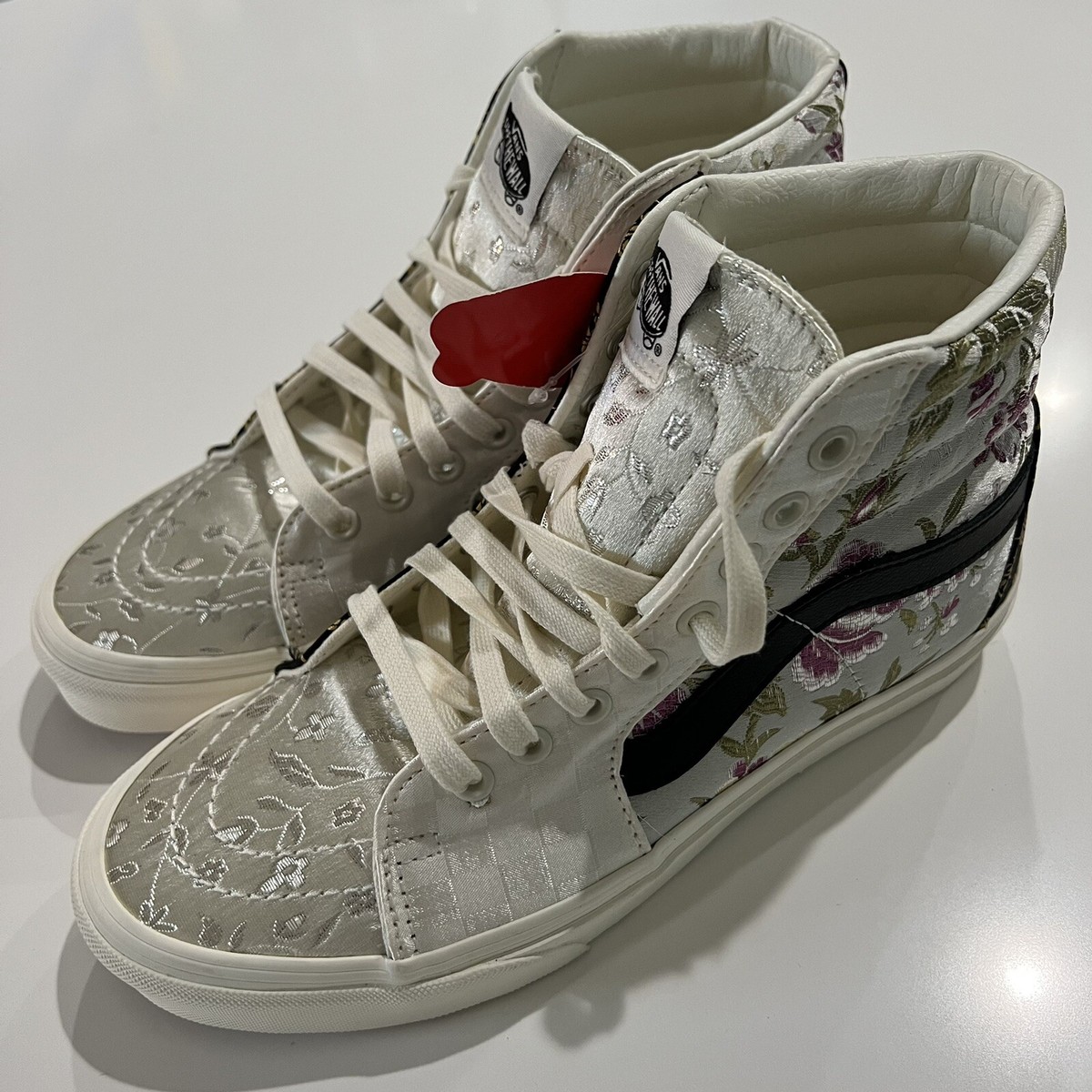 Vans Sk8 Hi Floral Mocha Vans Brocade Patchwork Floral Sk8-Hi