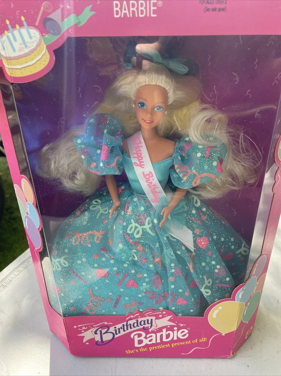 Happy Birthday Barbie 1993 Year Manufactured Barbie Dolls & Doll