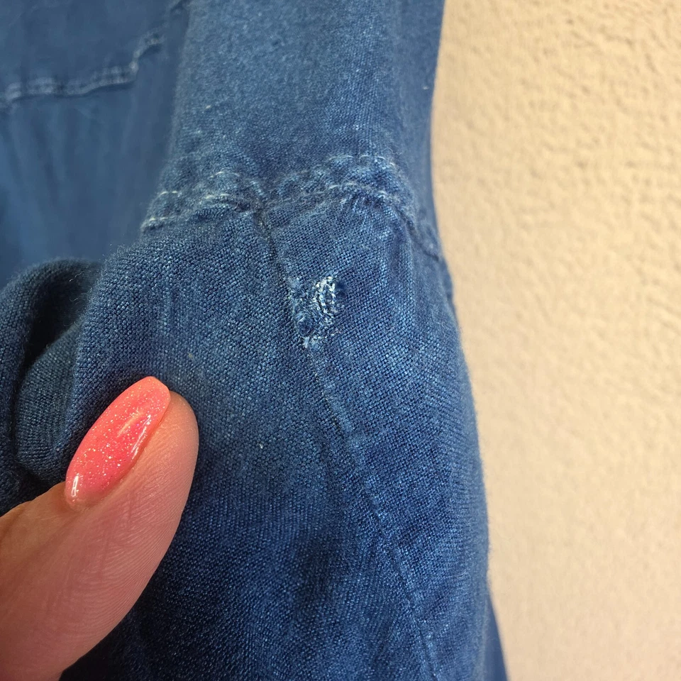 Falda Studio West para mujer M cambray occidental con niveles Y2K Country fluida línea A rodilla Foto 4 de 4