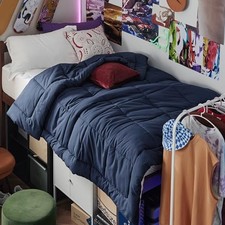 Comforter Duvet Insert - Quilted Comforters Size, All Season Twin XL Navy Blue