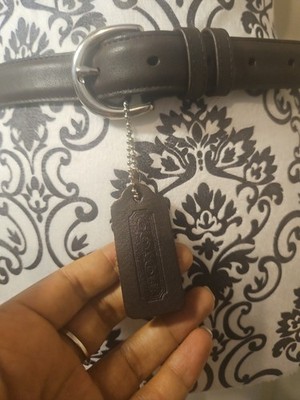 Rare Vintage Coach 8504 Brown Leather Belt – Medium – Made 