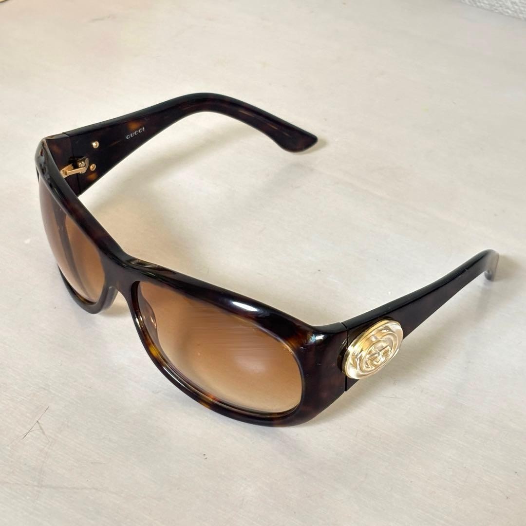 GUCCI Sunglasses Interlocking tortoiseshell patte… - image 16