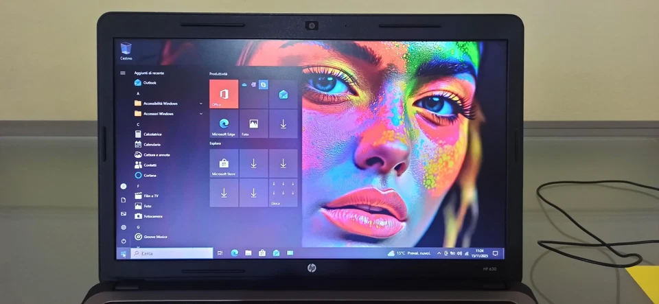 hp 630 notebook pc porable intel celeron dual core T3300 2.00 Ghz 6GB RAM DDR3 - Immagine 3 di 4