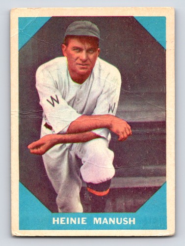 Heinie Manush #18 card