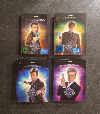 Doctor Who Bluray Komplettboxen 9./10./11./12. Doktor