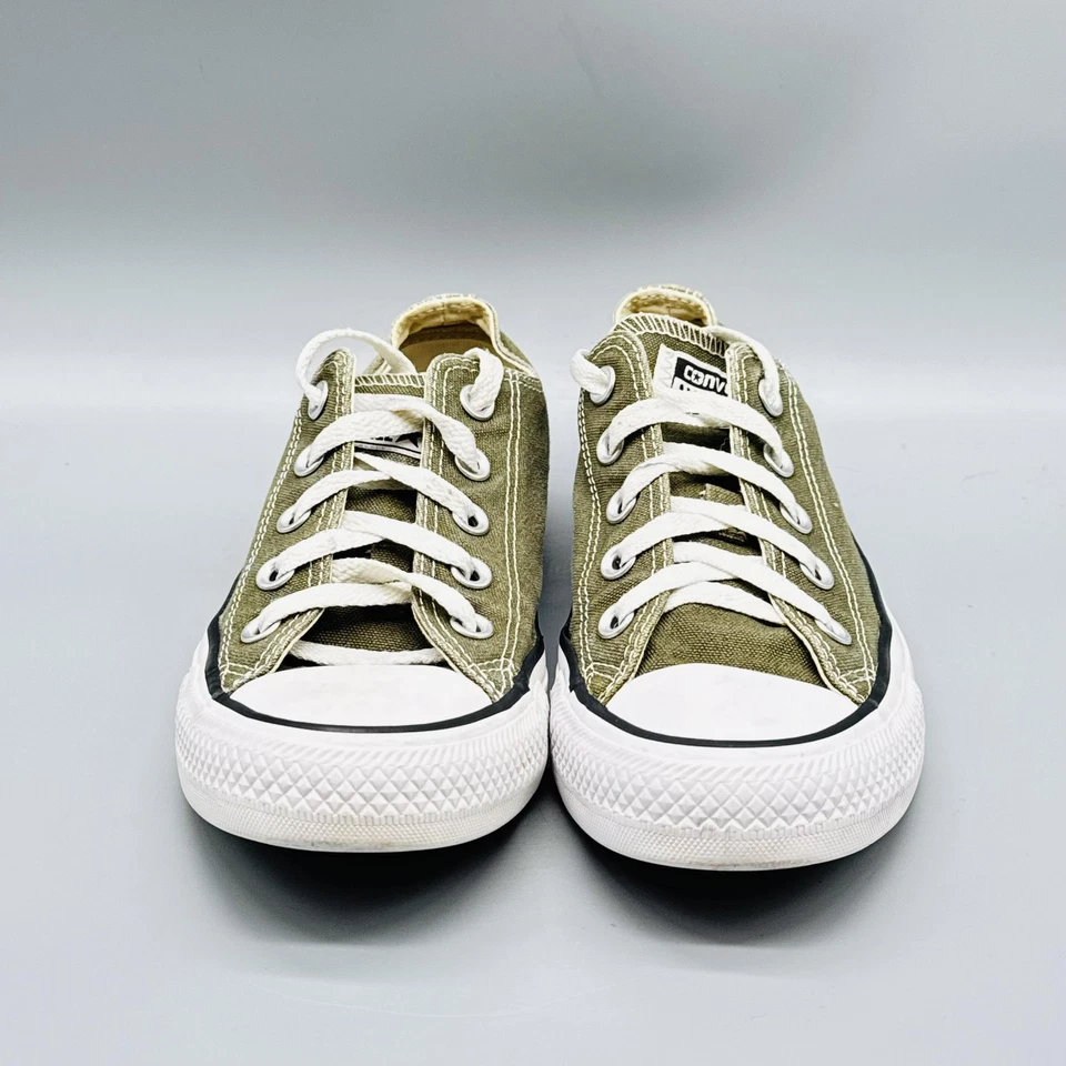 Converse Shoes Womens 6 Green Canvas Chuck Taylor All Star Low Top Sneakers - Image 3 of 4