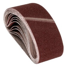 10 Pcs Sanding Belts 3 x 21 Inch 60 Grit Aluminum Oxide Abrasive Sandpaper