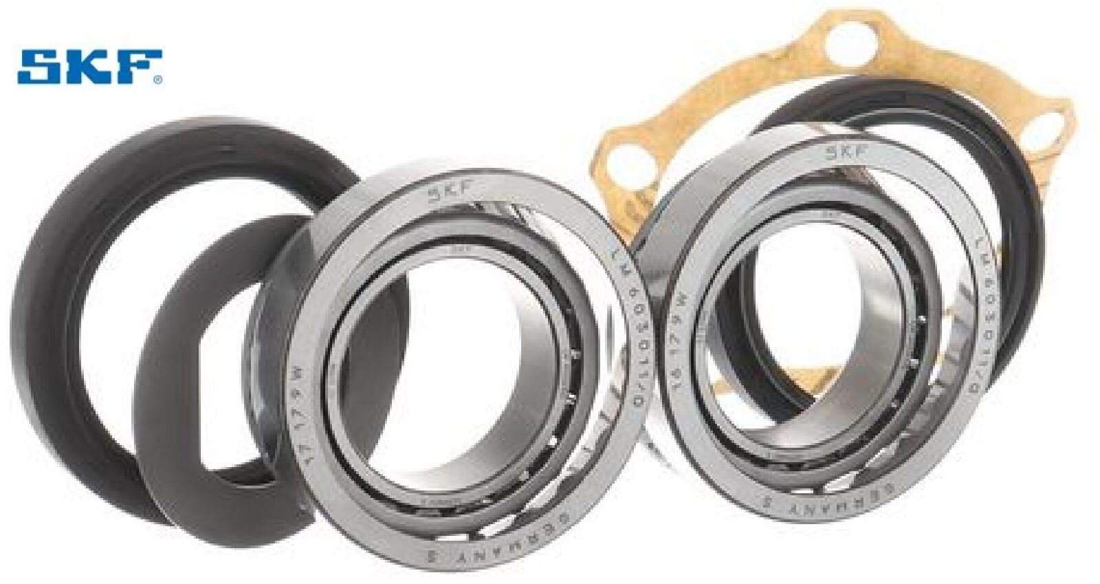 SKF Radlagersatz mit Wellendichtring VKBA 3421 Position Vorderachse Außendurchmesser 77,8 mm Höhe 73 mm Länge 137 mm Breite 131 mm - OE Qualität - Bild 2
