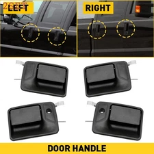 2set New 4 Piece Exterior Door Handle Set For 1999-2009 Ford Super Duty Crew Cab