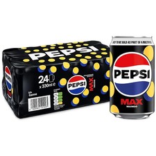 Image of Pepsi Max Mango Zero Sugar Soft Drink Multipack - Pack of 24 x 330ml