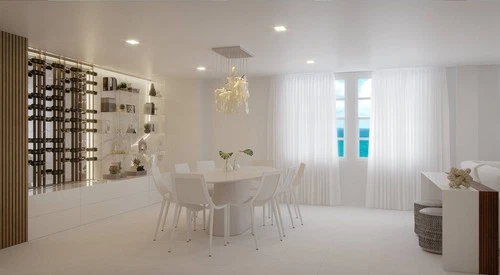 ET2 Rinkle 35 1/2" Wide Polished Chrome 13-Light LED Pendant - Picture 7 of 8