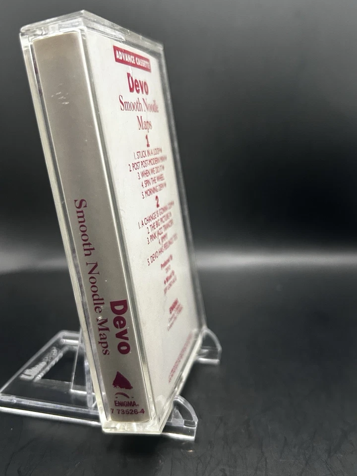 DEVO - Smooth Noodle Maps /Cassette /Enigma Records/Advance Promo - Image 4 of 4
