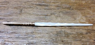 Antique Standard No.7 New York Mother of Pearl Fountain Pen Writing Scribe Pens