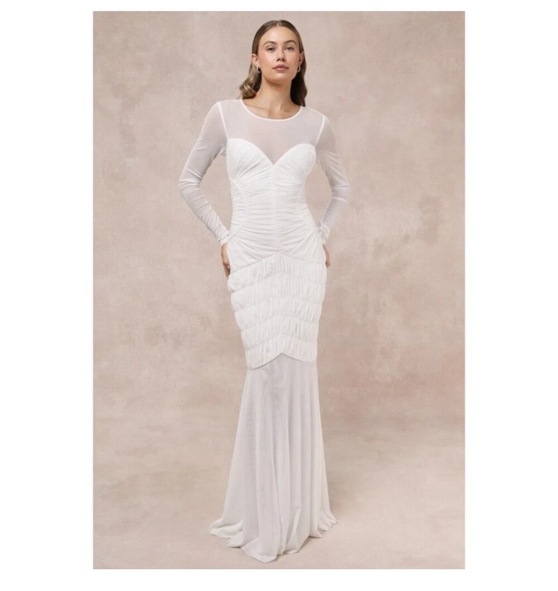 Stretch, Bodycon Wedding Dresses for sale | eBay