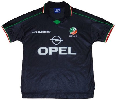 VTG 90's REPUBLIC OF IRELAND FAI OPEL 1997-1999 UMBRO SOCCER