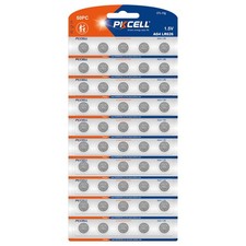 50pcs AG4 377 377A LR626 SR66 1.5 Volt Alkaline Button Cell Watch Battery PKCELL
