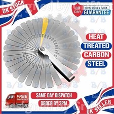 32 BLADE FEELER GAUGE METRIC IMPERIAL MEASURING GAP THICKNESS TOOL SPACING SET