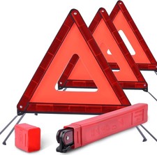 DSV Standard Emergency Triangles, Warning Triangles for Vehicles, Reflective...