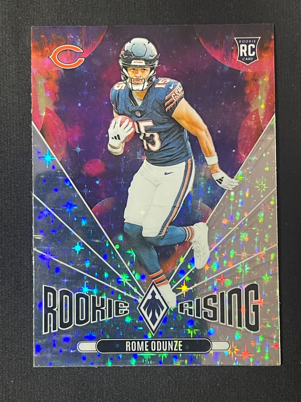 2024 Panini Phoenix Rookie Rising Stars Prizm RC #RR-ROE Rome Odunze /Bears JP