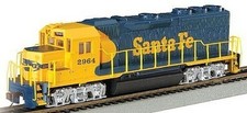 Bachmann 63526 Échelle HO Locomotive GP40 Standard DC EMD Santa Fe