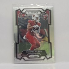 Michael Wilson 2023 Panini Prizm Base Rookie Card #303 Arizona Cardinals 