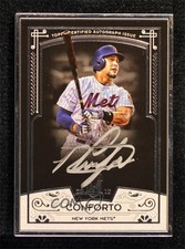 2016 Topps Museum Collection Framed Silver 10/10 Michael Conforto Auto g4i