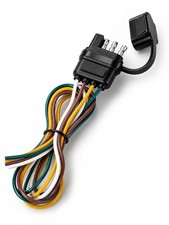 25 Inch 4-Way Flat Trailer Connector 16AWG, Water Dust Proof 4 Prong Wiring Harn
