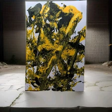 Original Art Card 7 x 10.5 Abstract Acrylic Paintings Unique One of a Kind