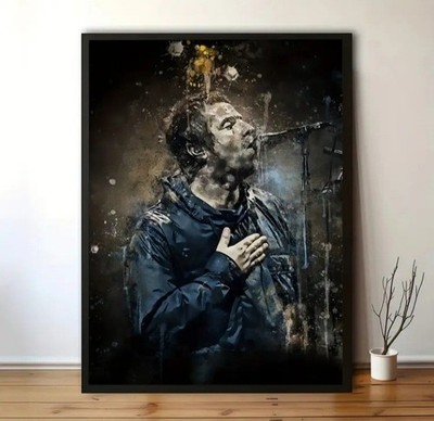 Oase Kunst Leinwand Wanddeko Weihnachtsgeschenk LIAM NOEL GALLAGHER Musikkapelle