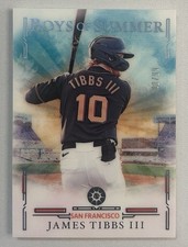 2025 Panini Boys of Summer - James Tibbs III, James Tibbs III #95 Blue /99 (RC)