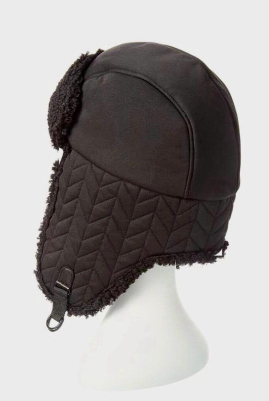 UGG Qulted Trappertat Black Men’s Hat Size: XL