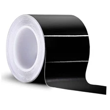  Gloss Black Vinyl Wrap 2 Inch x 20ft Satin Black Vinyl 2in x 20ft (5cm x 6m)