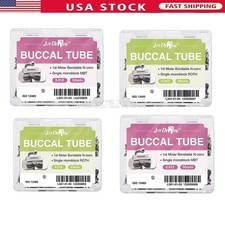 50Set Dental Tubos bucales de ortodoncia 1er 2nd molar Buccal Tubes MBT Roth 022
