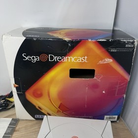 Sega Dreamcast Console - Box, Cables, Power, Game, 1 Controller - See Video