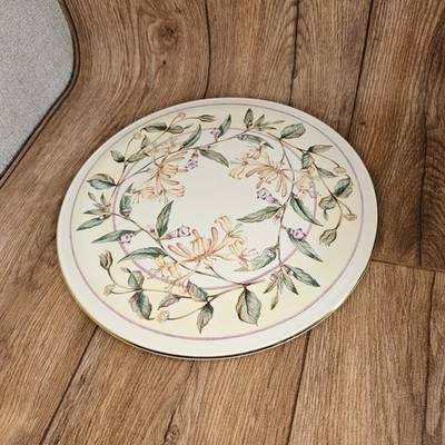 Royal Grafton Honeysuckle Fine Bone China 29 cm große Kuchen Gateau Servierplatte