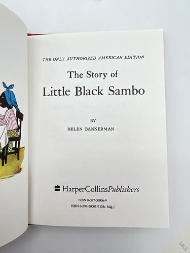 THE STORY OF LITTLE BLACK SAMBO, Helen Bannerman, Authorized American Edition - Picture 4 of 6