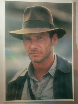 Harrison Ford - Postkarte Lucafilm Ltd. 1984 Santoro Graphics LTD London Vintage