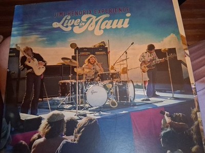 Jimi Hendirx Experience 2022 Live in Maui 3 Vinyl  1 Dvd set box