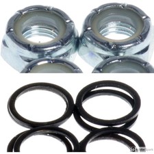 Skateboard Truck Axle Washers and Nuts for Improved Bearing Performance